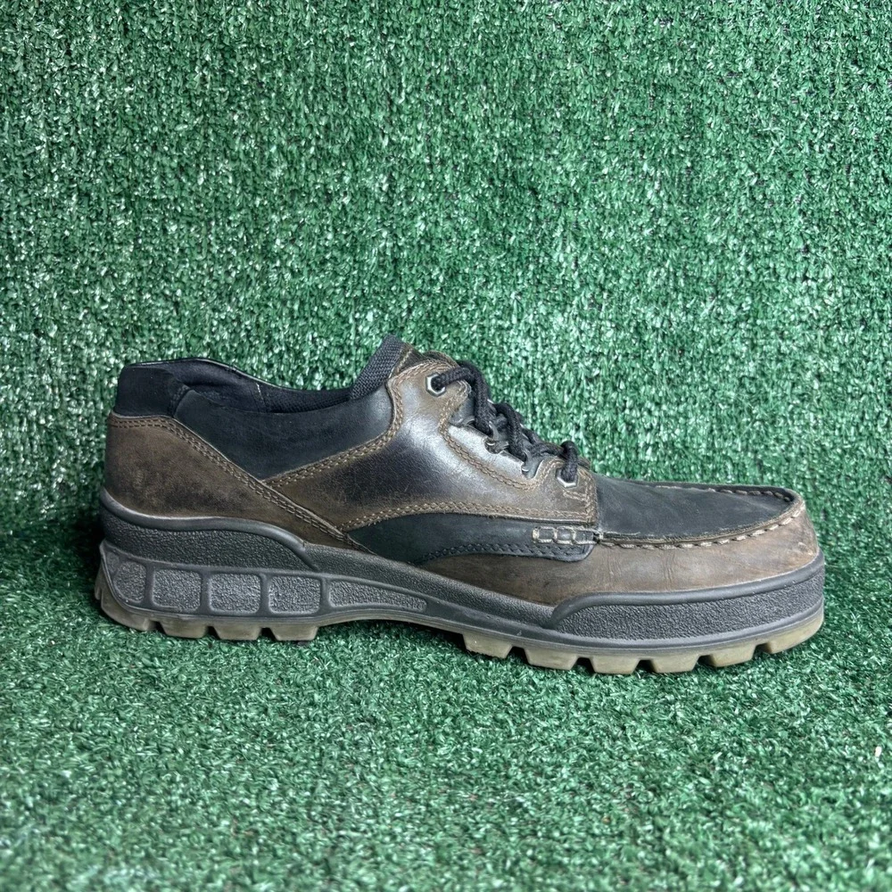 ECCO Track II Gore-Tex Waterproof Leather Rugged‎ Heritage Oxford Brown Mens 12